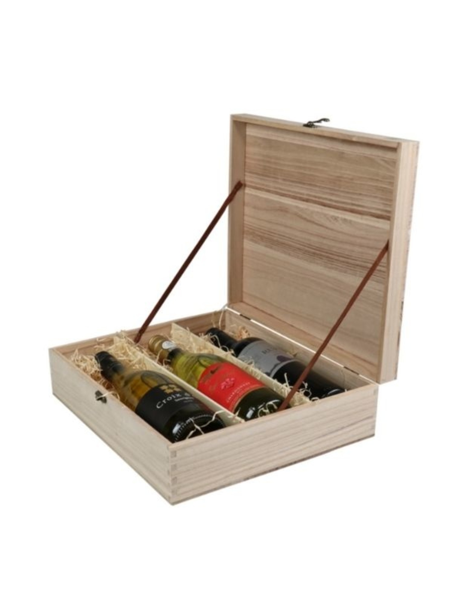 Wine box for 3 bottles 